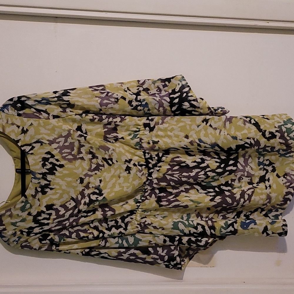 WALTER BAKER W118 Ciara camo green brown dress Women XS retail $158